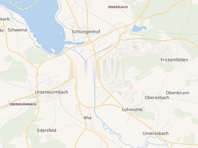 Kartenausschnitt: Gunzenhausen und Umgebung