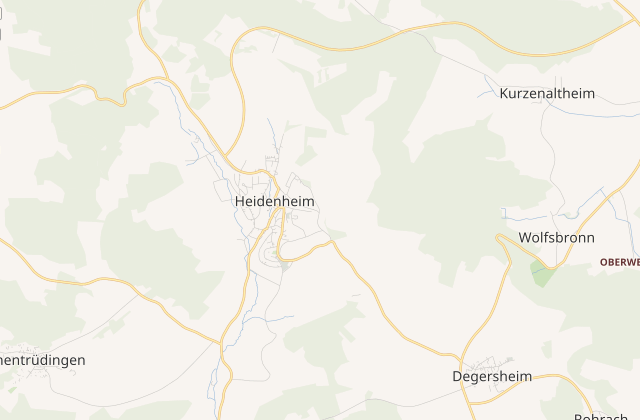 Karte von Heidenheim