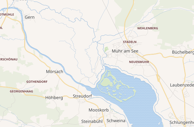 Karte von Muhr am See